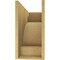 Ekena Millwork 10"W x 30"D x 20"H Classic Mediterranean Rough Cedar Woodgrain TimberThane Corbel, Primed Tan CORUR10X30X20MEDRCPR - alternate 4